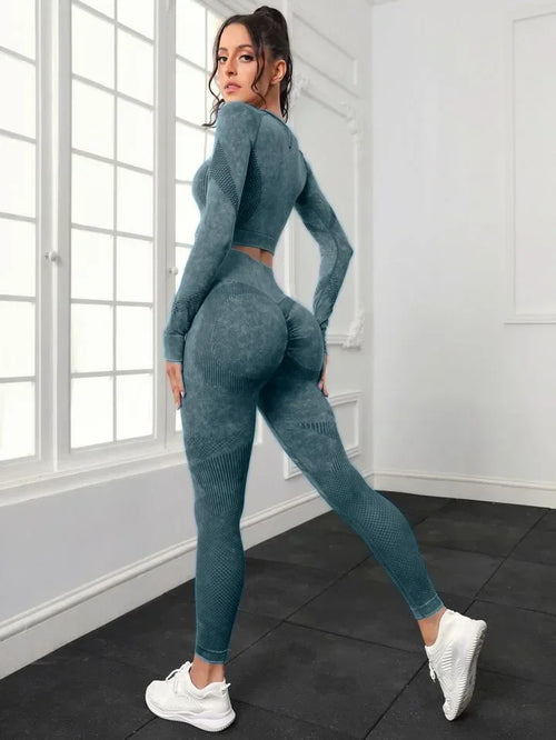 Seamless Yoga Sets W/ High Waist