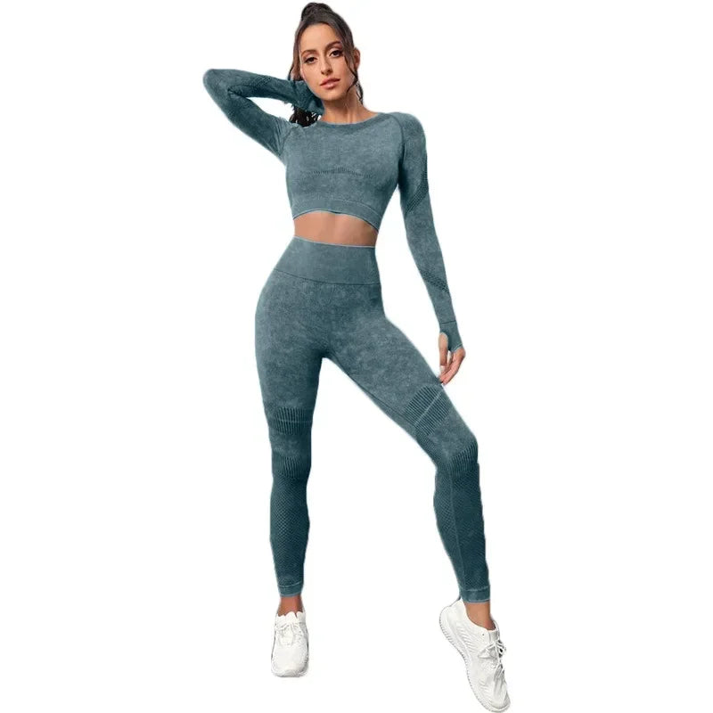 Seamless Yoga Sets W/ High Waist
