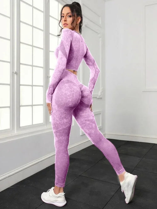 Seamless Yoga Sets W/ High Waist