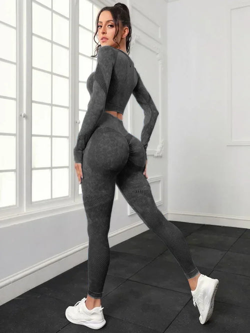 Seamless Yoga Sets W/ High Waist