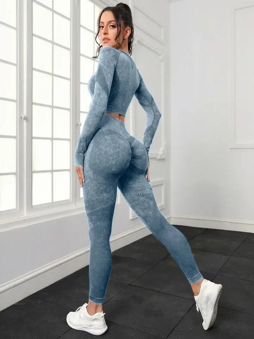 Seamless Yoga Sets W/ High Waist