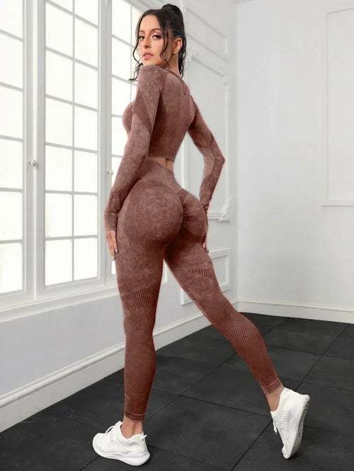 Seamless Yoga Sets W/ High Waist