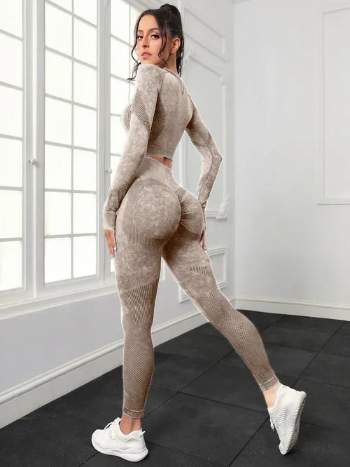 Seamless Yoga Sets W/ High Waist