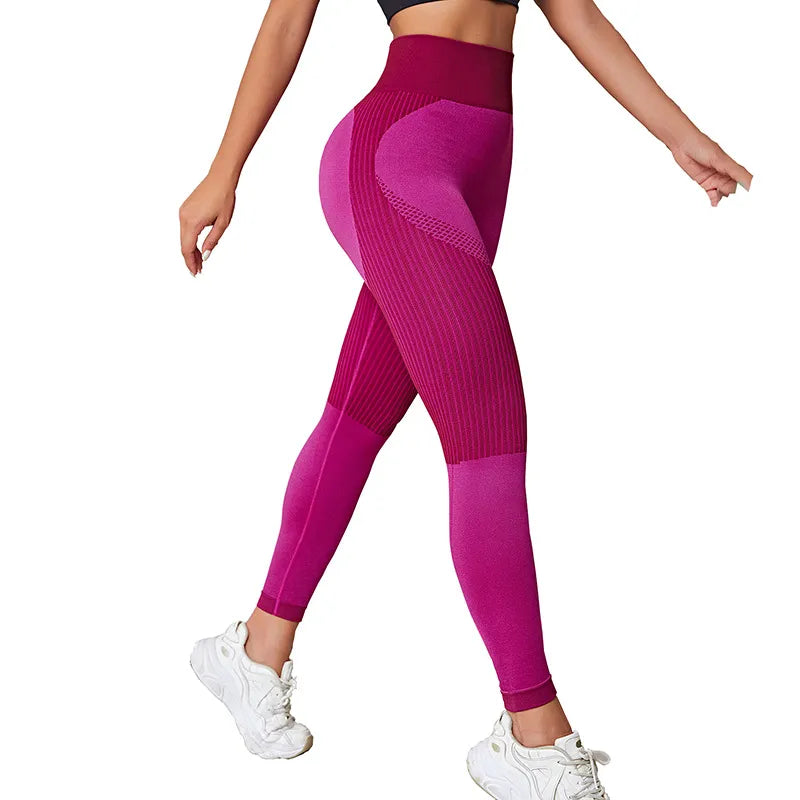 Women Sport Leggings Fitness Sexy High Waist Yoga Pants Colorful