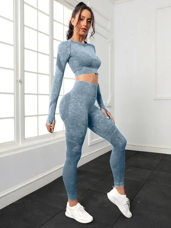 Seamless Yoga Sets W/ High Waist
