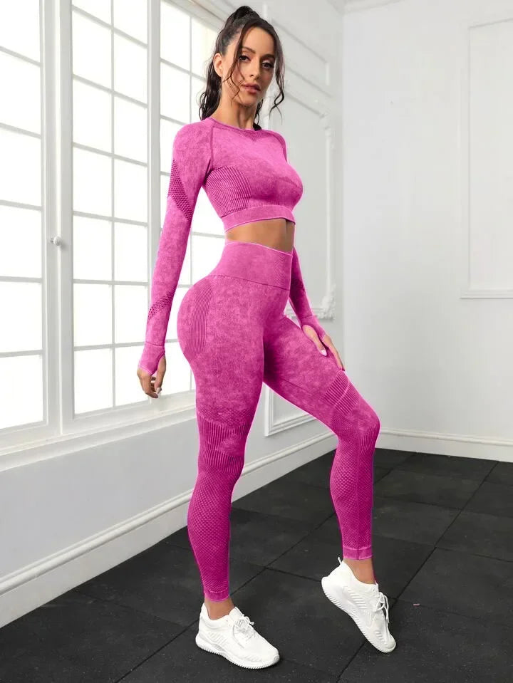 Seamless Yoga Sets W/ High Waist