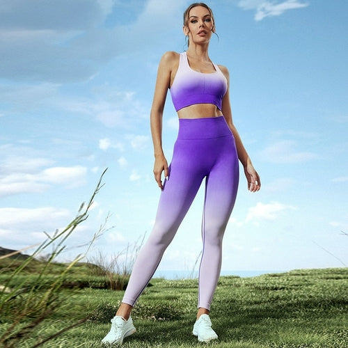 Gradient Seamless Sports Set