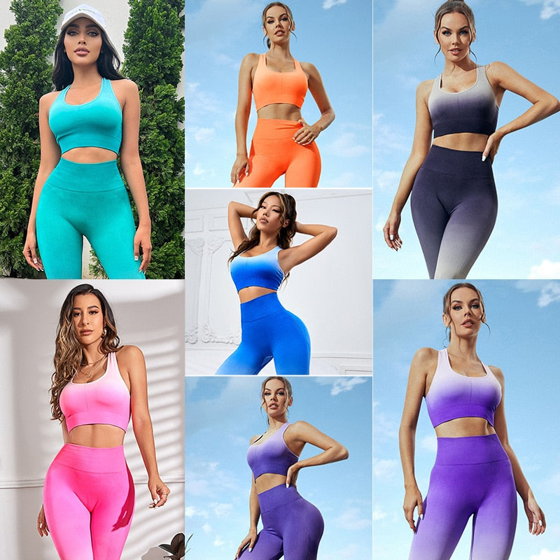 Gradient Seamless Sports Set