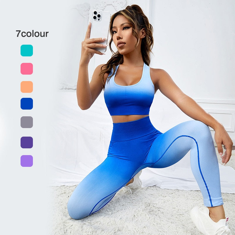 Gradient Seamless Sports Set