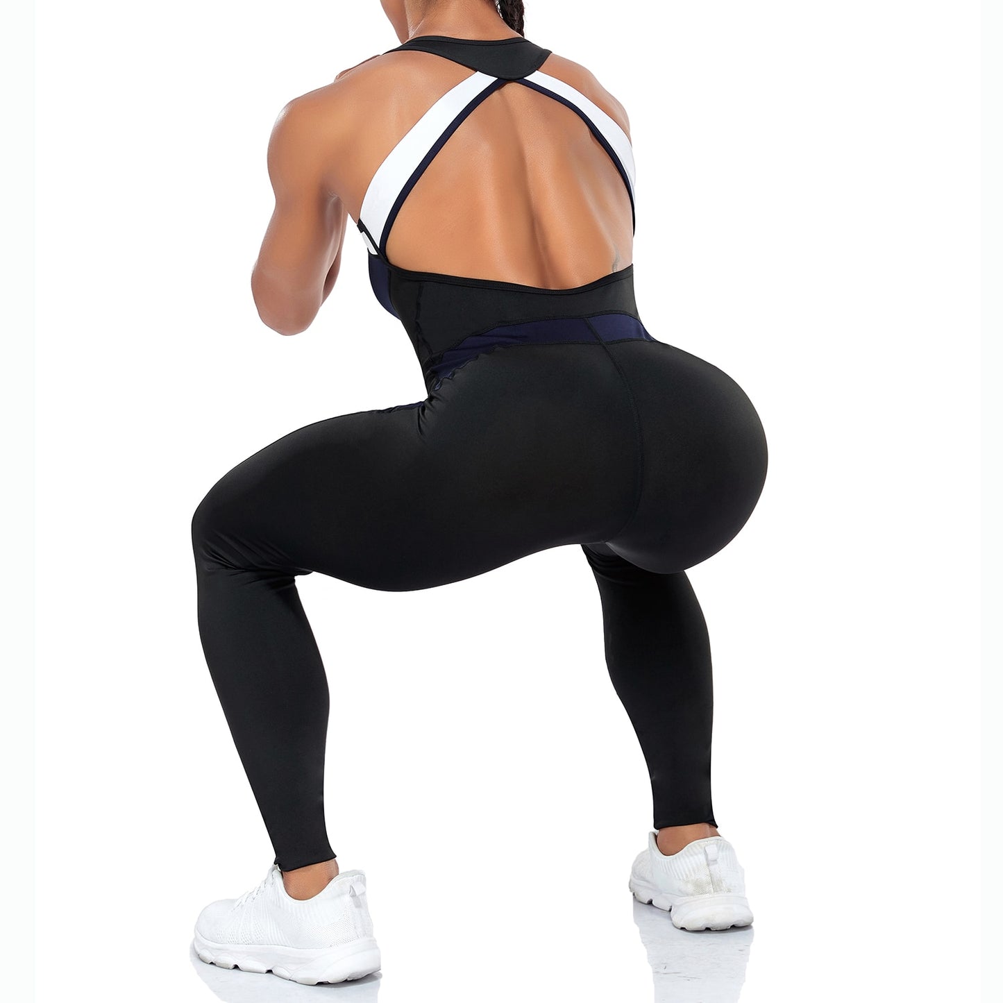 Fitness Women Jumpsuit Sleeveless Tracksuit