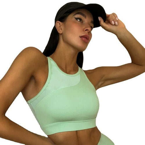 Sexy Sports Shockproof Breathable Top