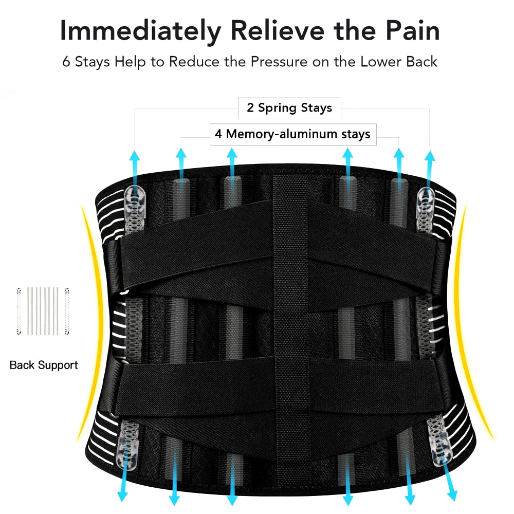 Unisex Waist Support Belt/ Back Brace