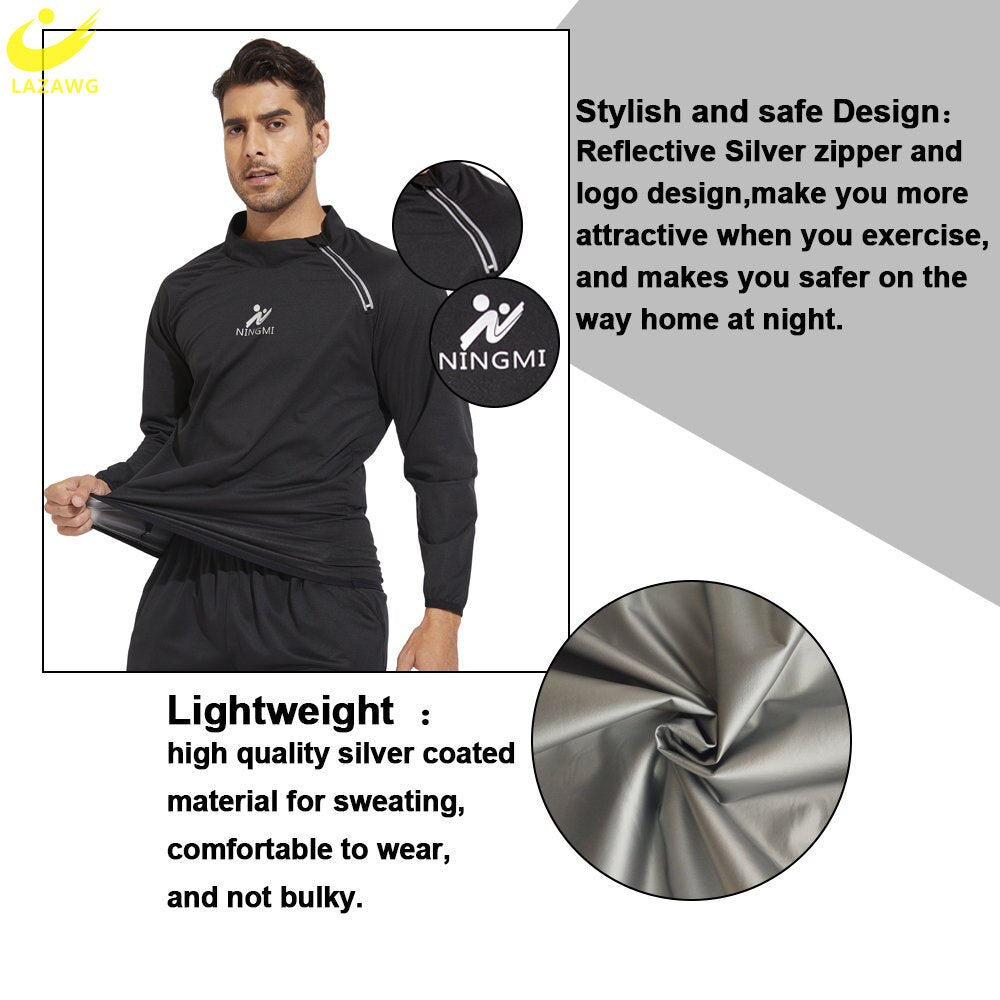 Men's Long Sleeve Sauna Jacket