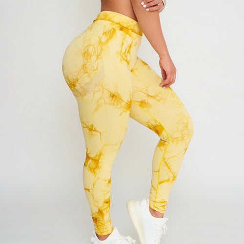 Seamless Women Tie-dye Leggings