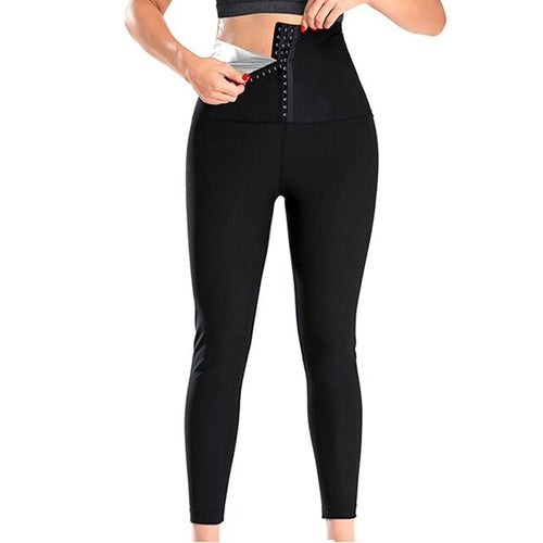 Women Sweat Leggings W/ Waist Trainer