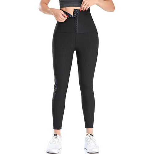 Women Sweat Leggings W/ Waist Trainer
