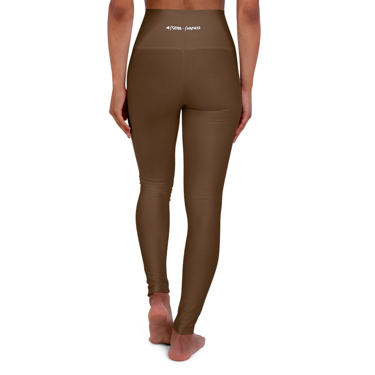 Copy of Copy of Copy of High-Waisted Yoga Leggings — “This Is My Booty” Handprint Activewear