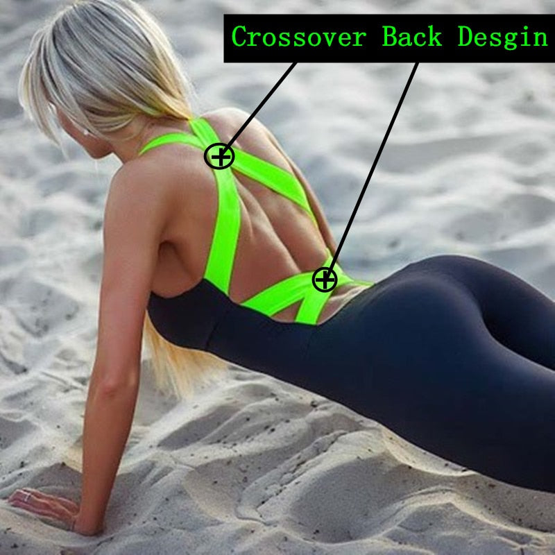 One Piece Backless Sport Suit