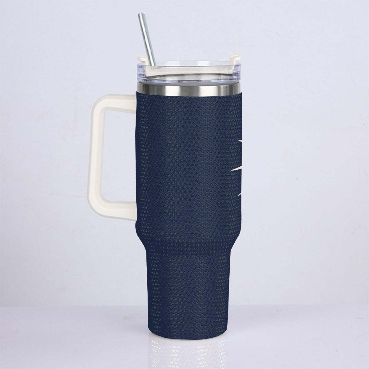 40oz Diamond Cup With Stainless Steel Straw