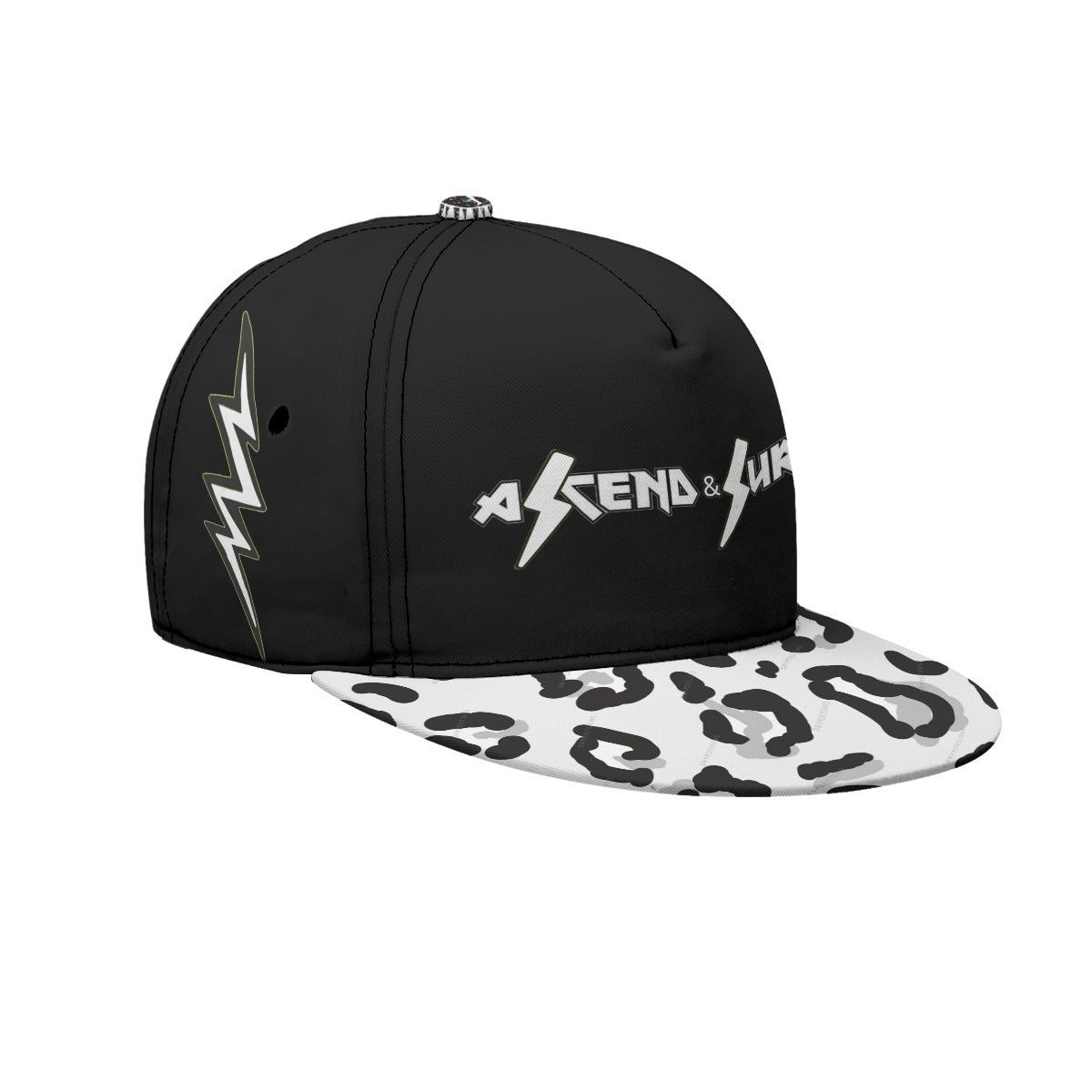A & S Snapback Cheetah Cap