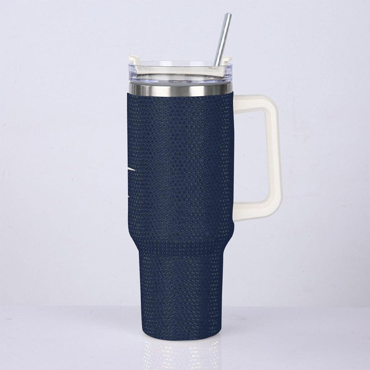 40oz Diamond Cup With Stainless Steel Straw