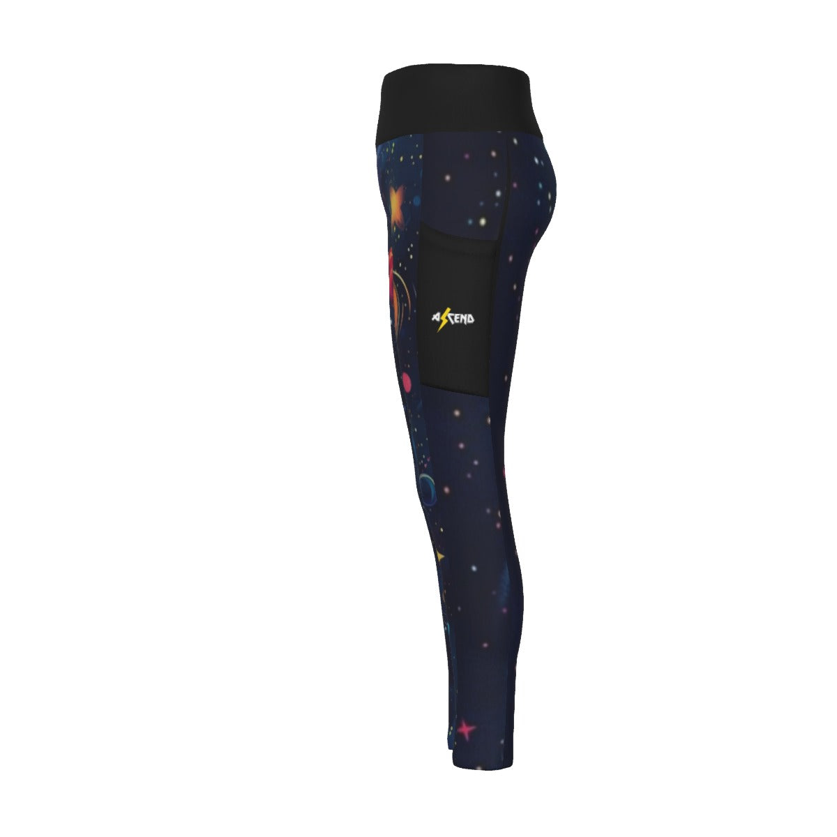 A&S Galaxy Women's High Waist Leggings