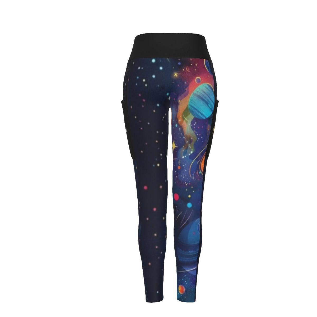 A&S Galaxy Women's High Waist Leggings
