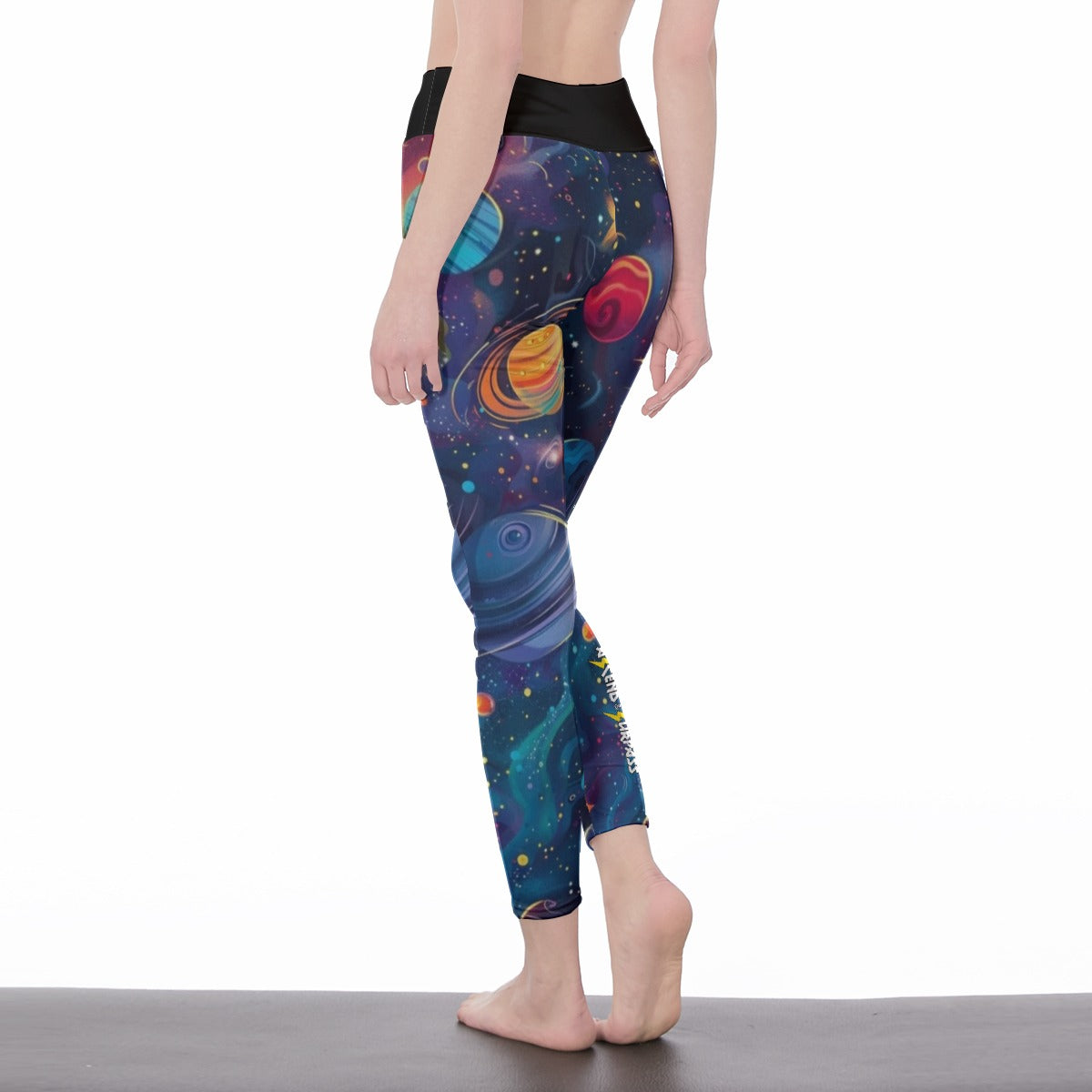 A&S Galaxy Women's High Waist Leggings