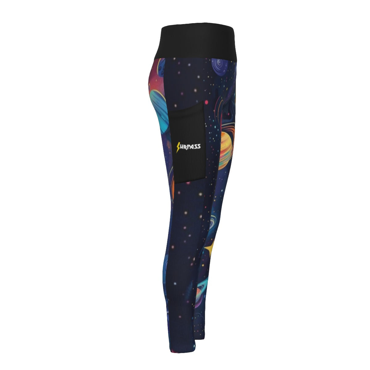 A&S Galaxy Women's High Waist Leggings