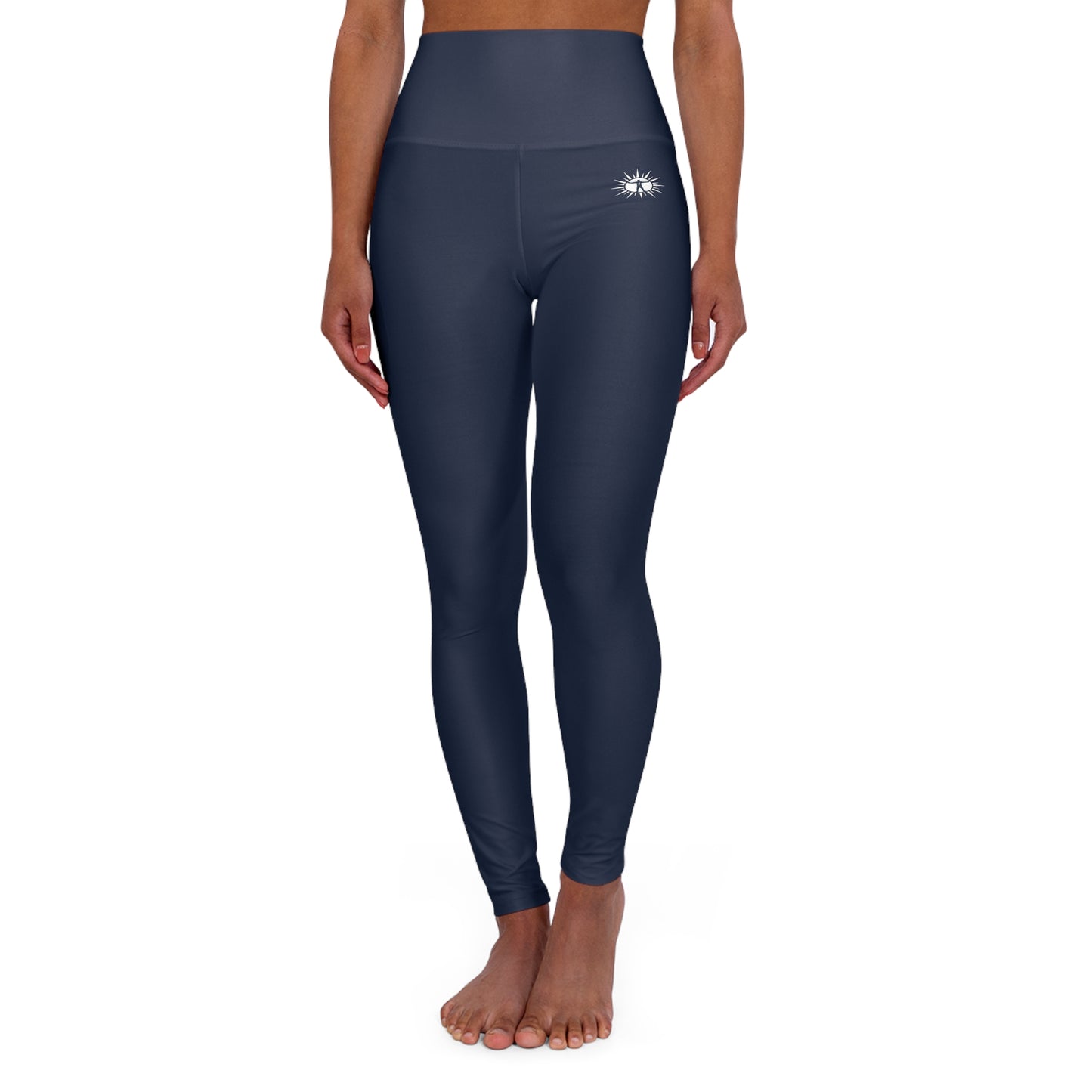 Copy of Copy of High-Waisted Yoga Leggings — “This Is My Booty” Handprint Activewear