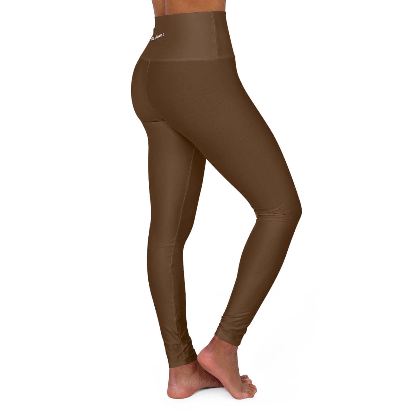 Copy of Copy of Copy of High-Waisted Yoga Leggings — “This Is My Booty” Handprint Activewear