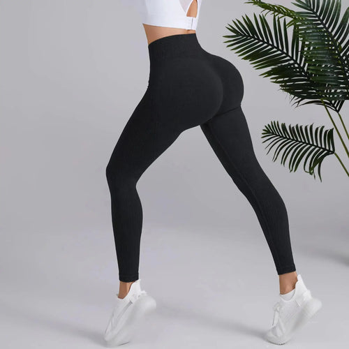 High Waist Seamless Leggings (Tummy Control)