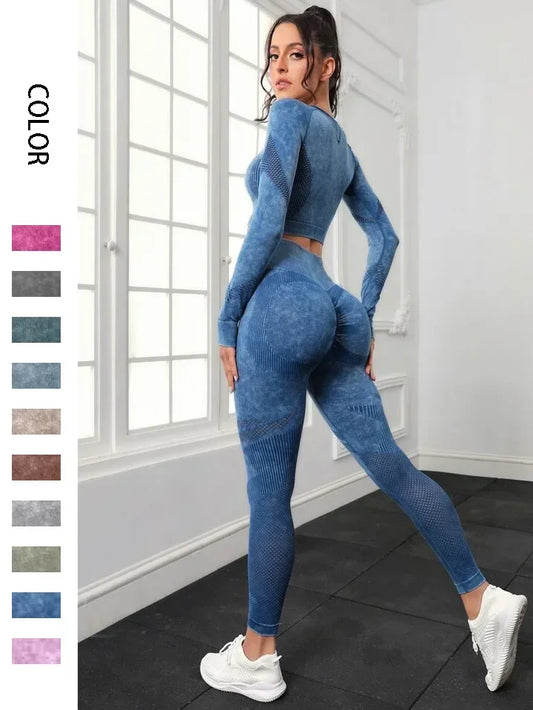 Seamless Yoga Sets W/ High Waist