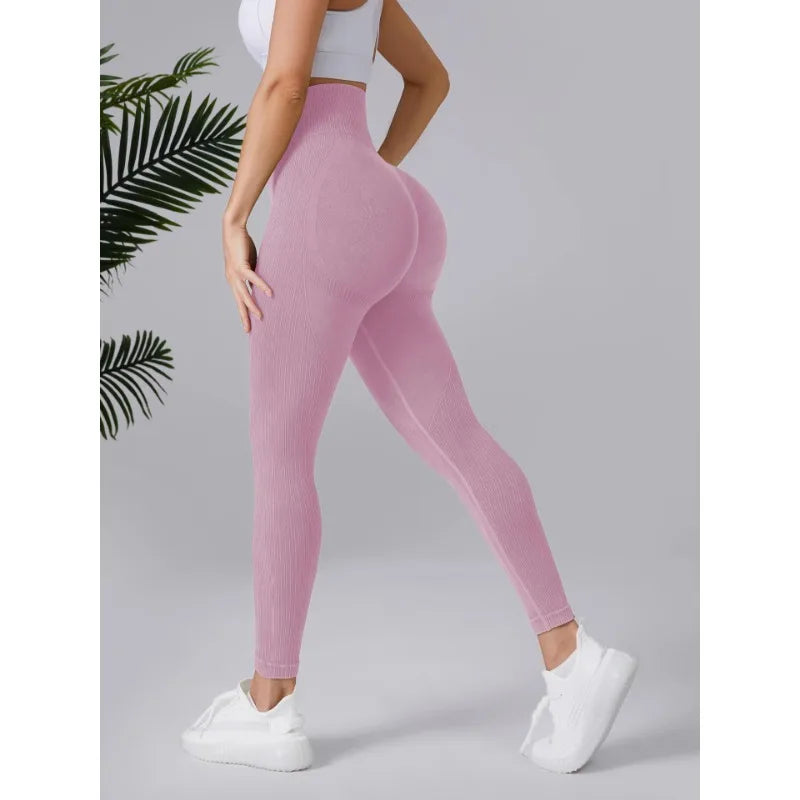 High Waist Seamless Leggings (Tummy Control)