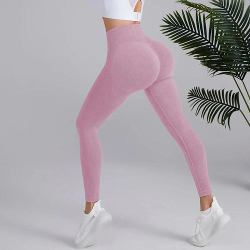 High Waist Seamless Leggings (Tummy Control)