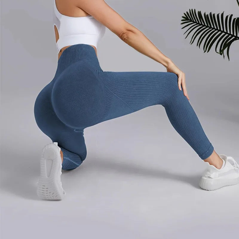 High Waist Seamless Leggings (Tummy Control)