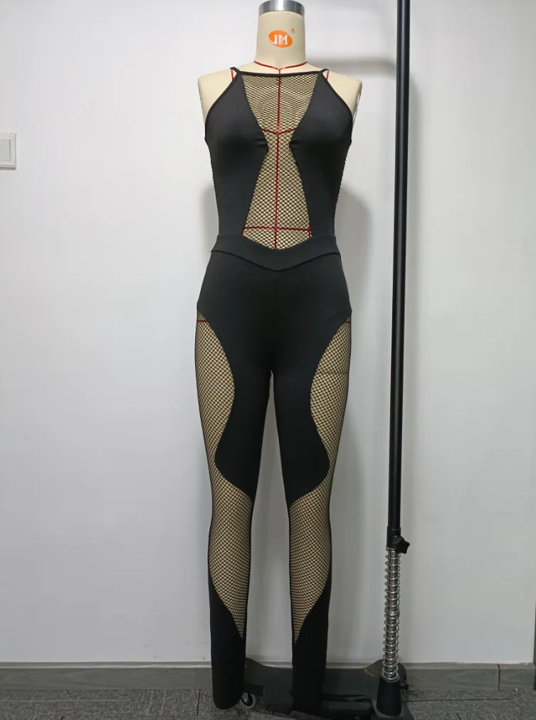 Sexy Backless Split-Joint Mesh