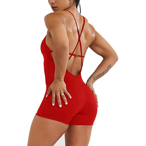 Booty Snugged One-Piece Fitness Jumpsuit