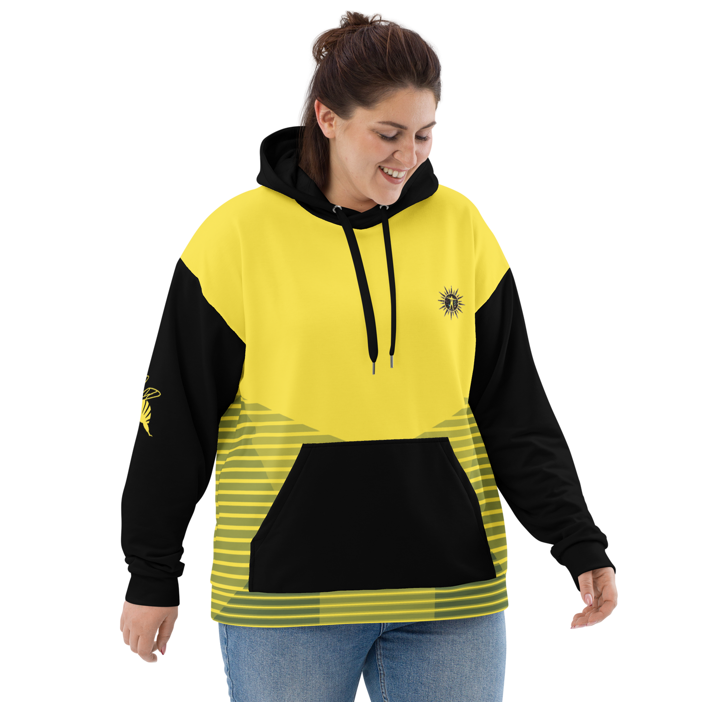 Black Unisex Bumble Hoodie