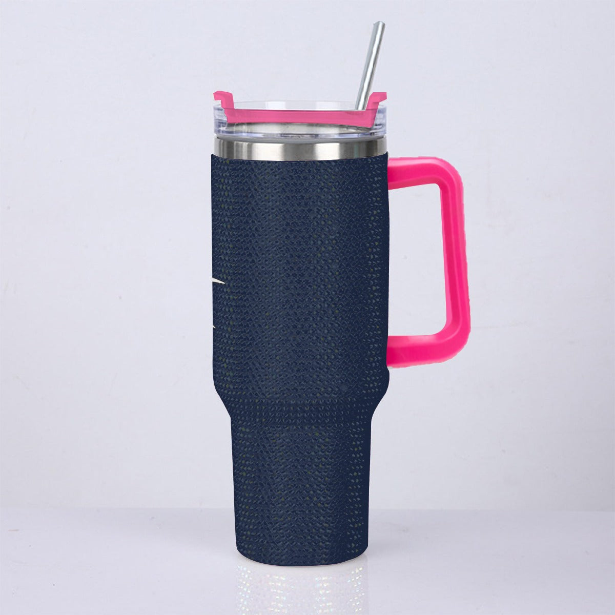 40oz Diamond Cup With Stainless Steel Straw