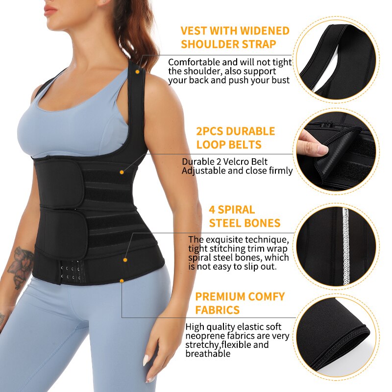 Fajas Colombianas Body Shapewear Women Waist Corset Tops Female