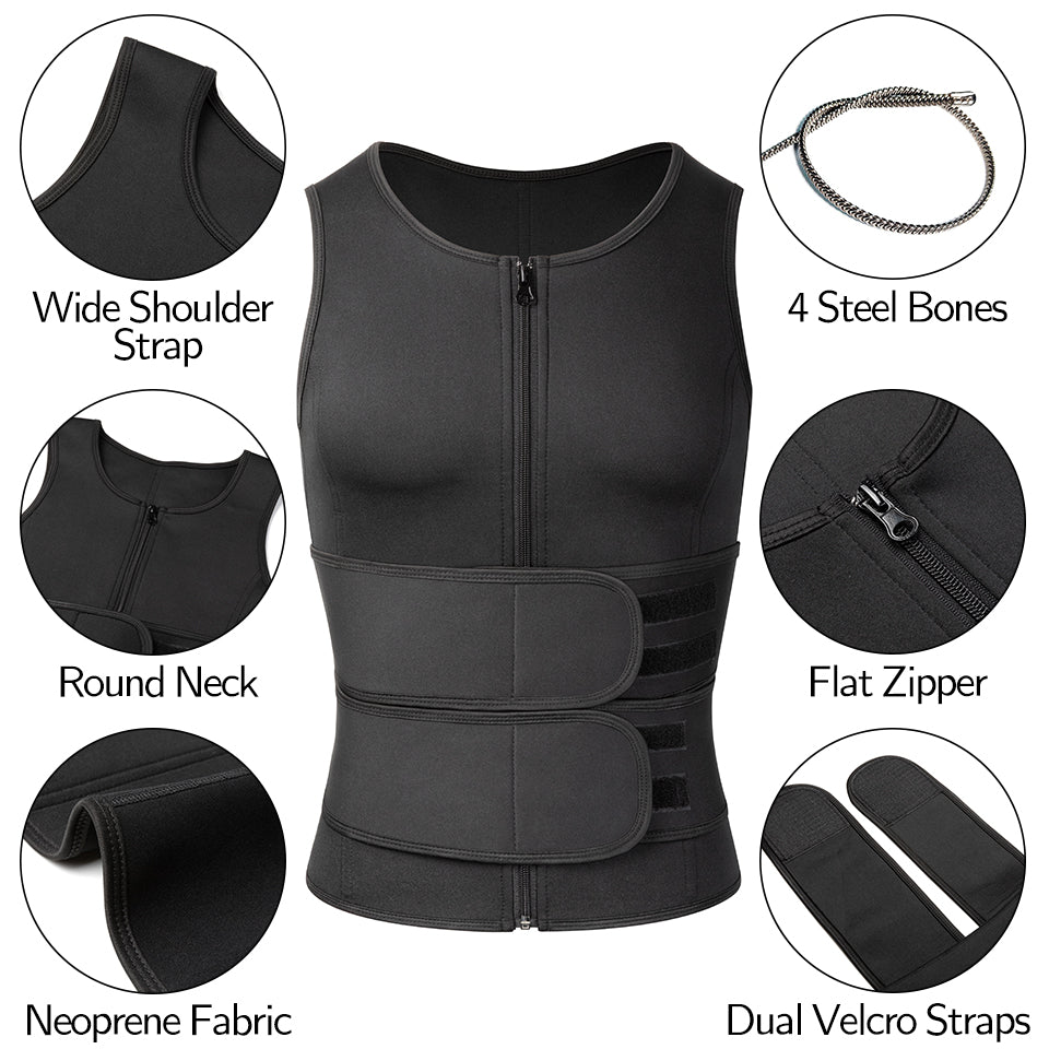 Men's Sauna Sweat Vest