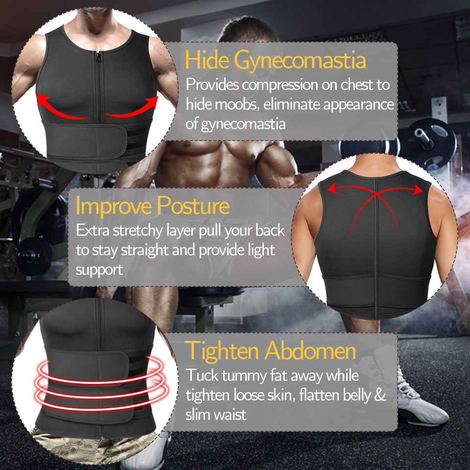 Men's Sauna Sweat Vest