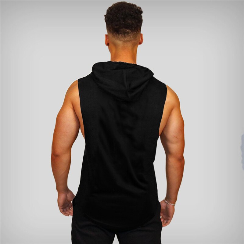 Sleeveless Gym hoodie/ Tanks