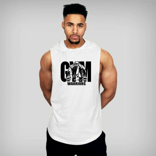 Sleeveless Gym hoodie/ Tanks