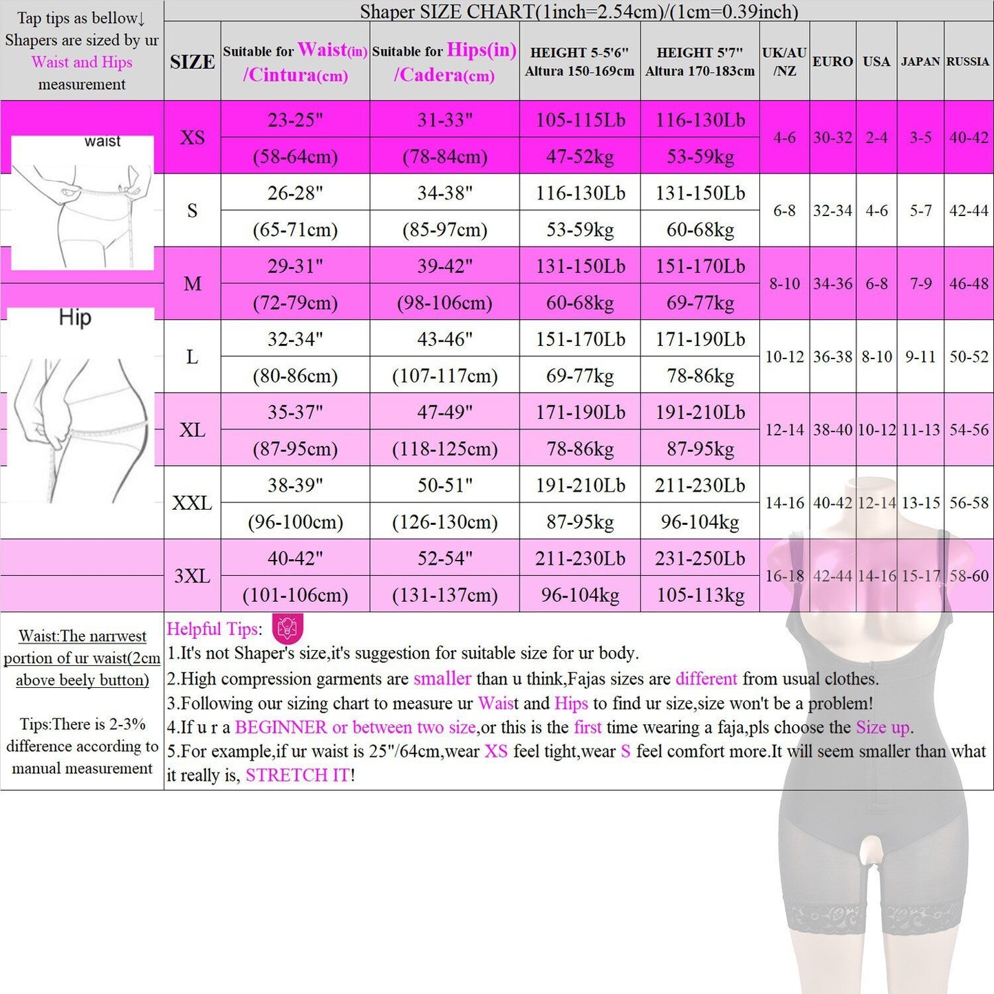 Wire Free Waist Trainer Body Shaper Corset