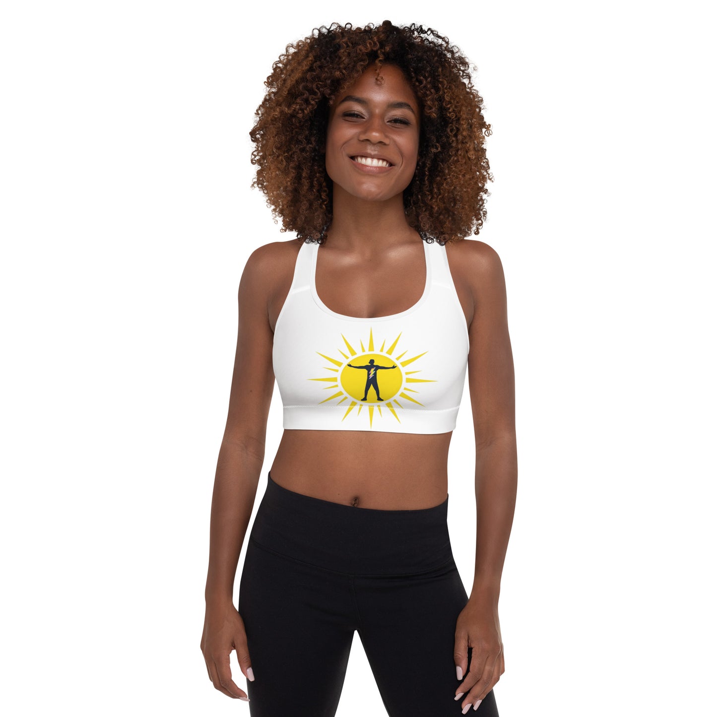 Padded Sports Bra with A&S logo